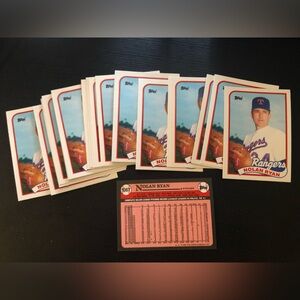 (20) Nolan Ryan 1989 Topps Traded Baseball Cards Texas Rangers #106T.